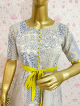 Off white printed dress - kasumi.in